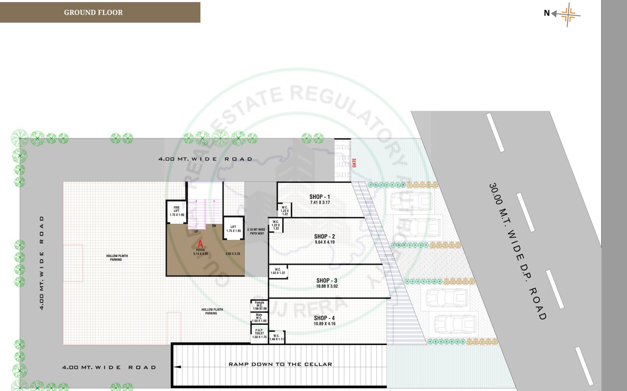  shakti 99 A Cluster Plan For Ground Floor