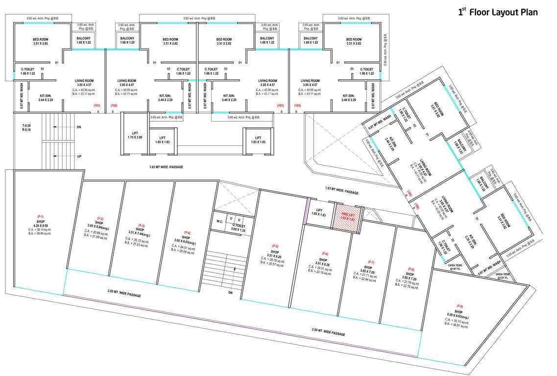  capital nexus A Cluster Plan For 1st Floor