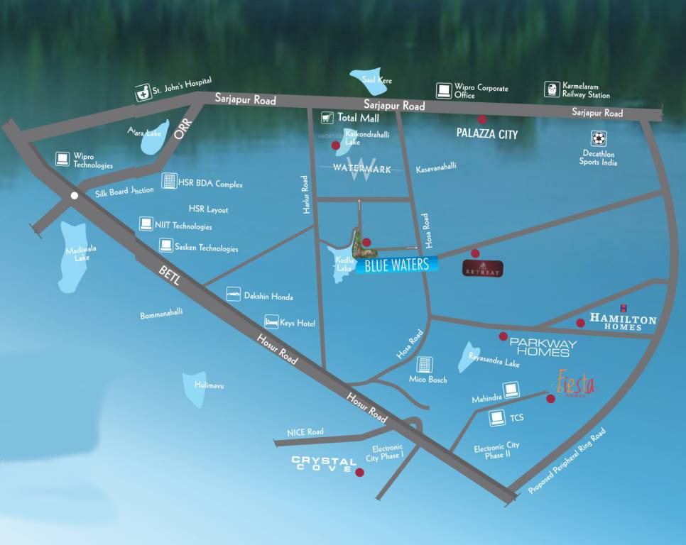  blue waters Location Plan
