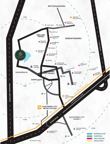  simhachalum Location Plan