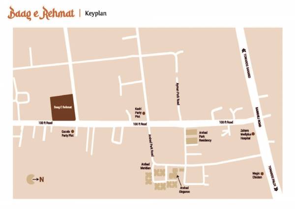  baag-e-rehmat Location Plan
