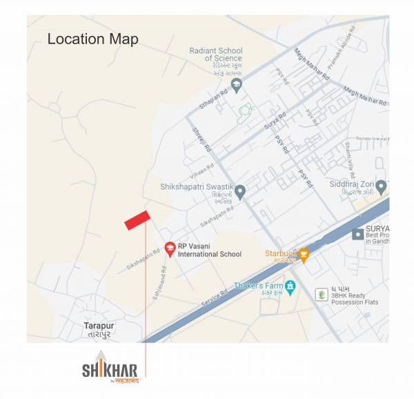  sahjanand-shikhar Location Plan