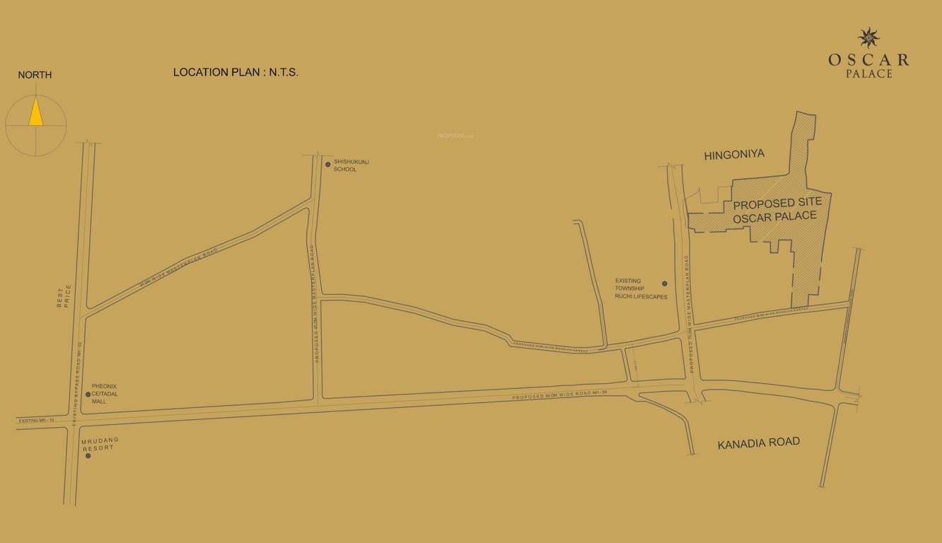 oscar palace Location Plan