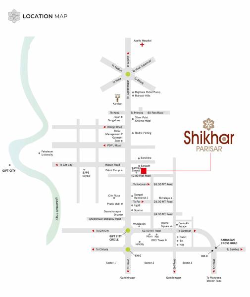  shikhar-parisar Location Plan
