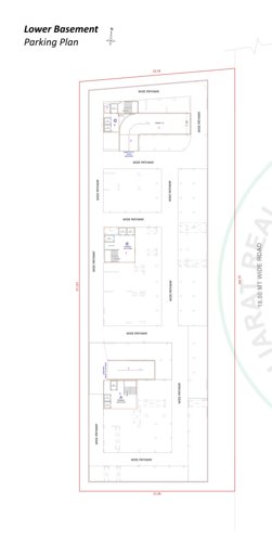  piramyd-palacia Block A,B & C Lower Basement Floor  Cluster Plan