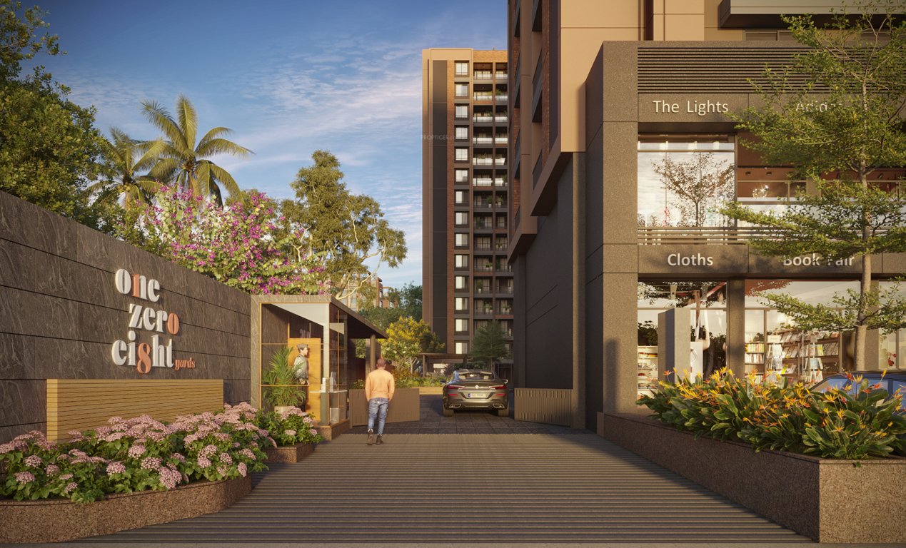  one zero eight yards Entrance Lobby