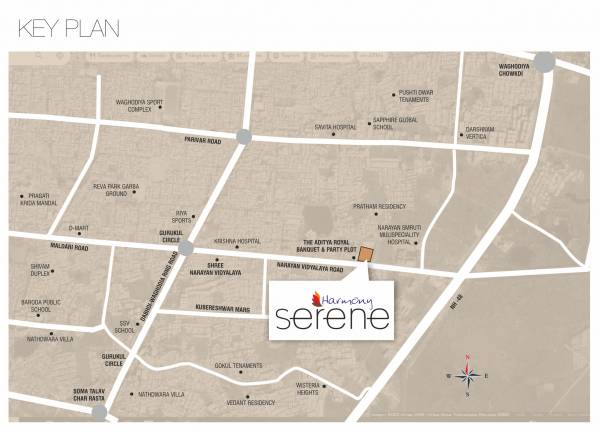  serene-villa Location Plan