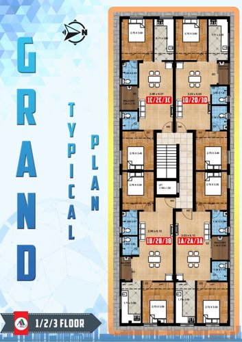  meridian Meridian Cluster Plan from 1st to 2nd Floor