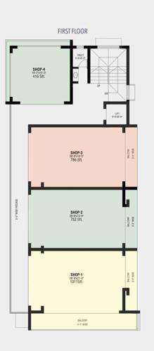  saanvi-plaza Saanvi Plaza Cluster Plan for 1st Floor
