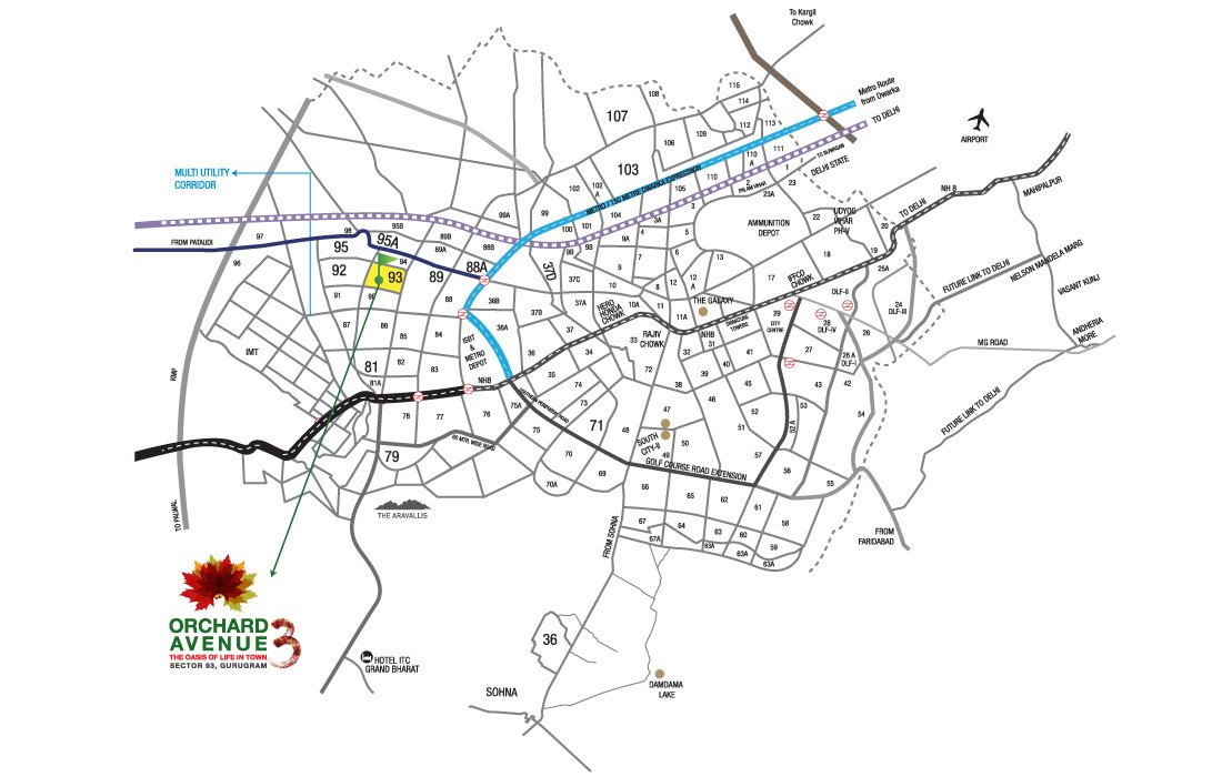  orchard avenue 3 Location Plan