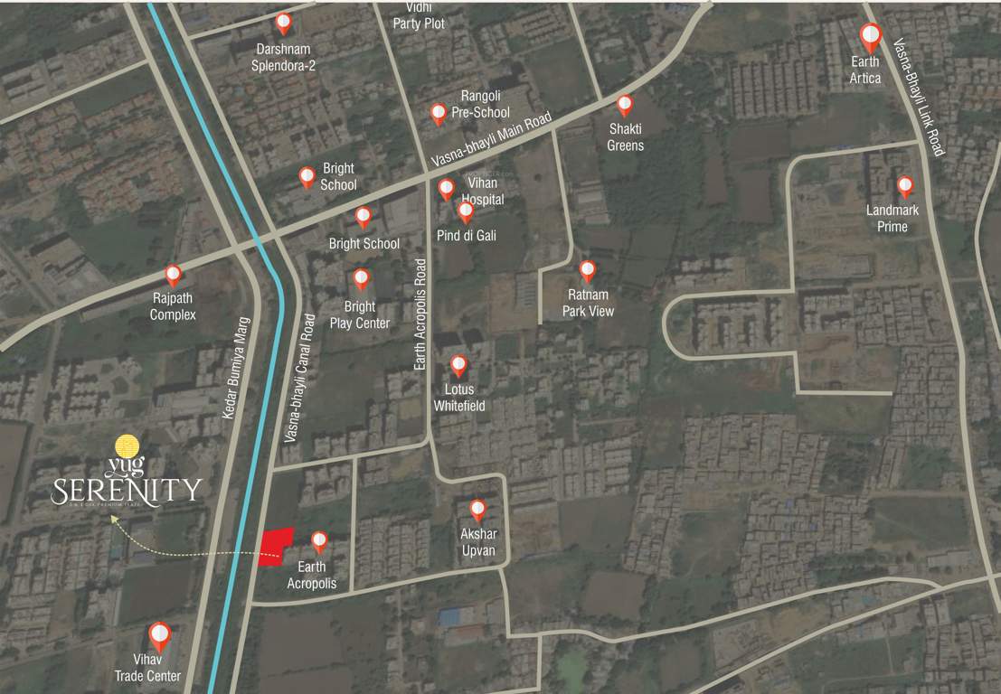 yug serenity Location Plan