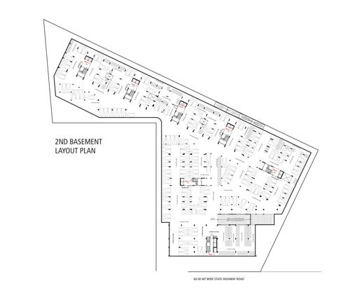  business-landmark-and-lavish Block B,C,D,E,F,&G Basement 2 Floor Cluster Plan