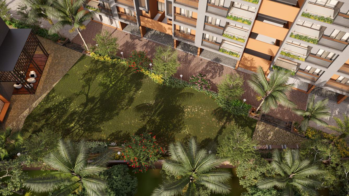  business landmark and lavish Landscape Garden and Tree Planting