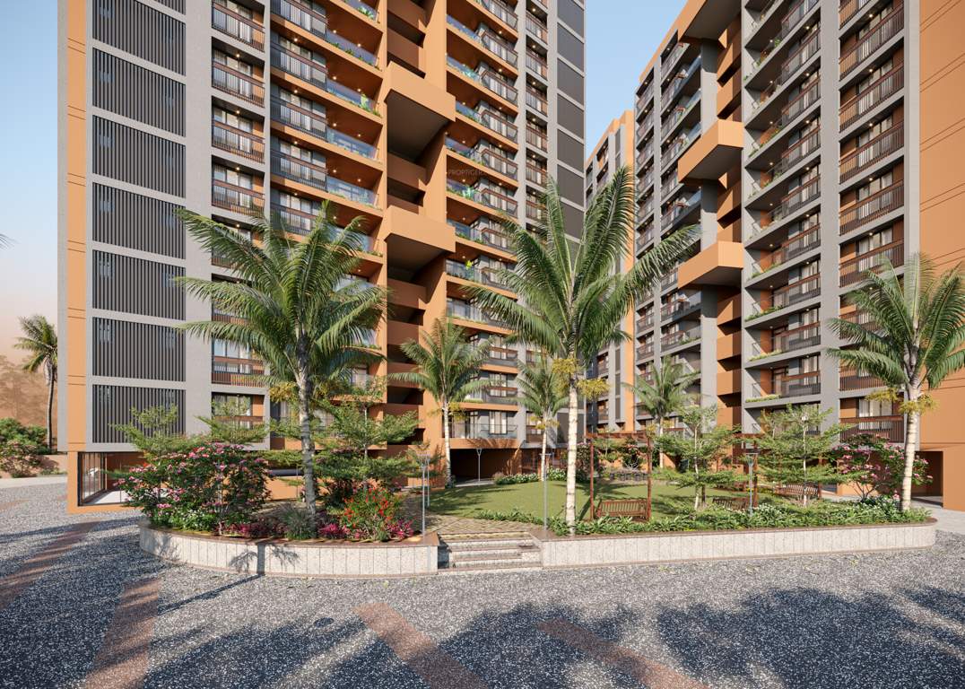  business landmark and lavish Landscape Garden and Tree Planting