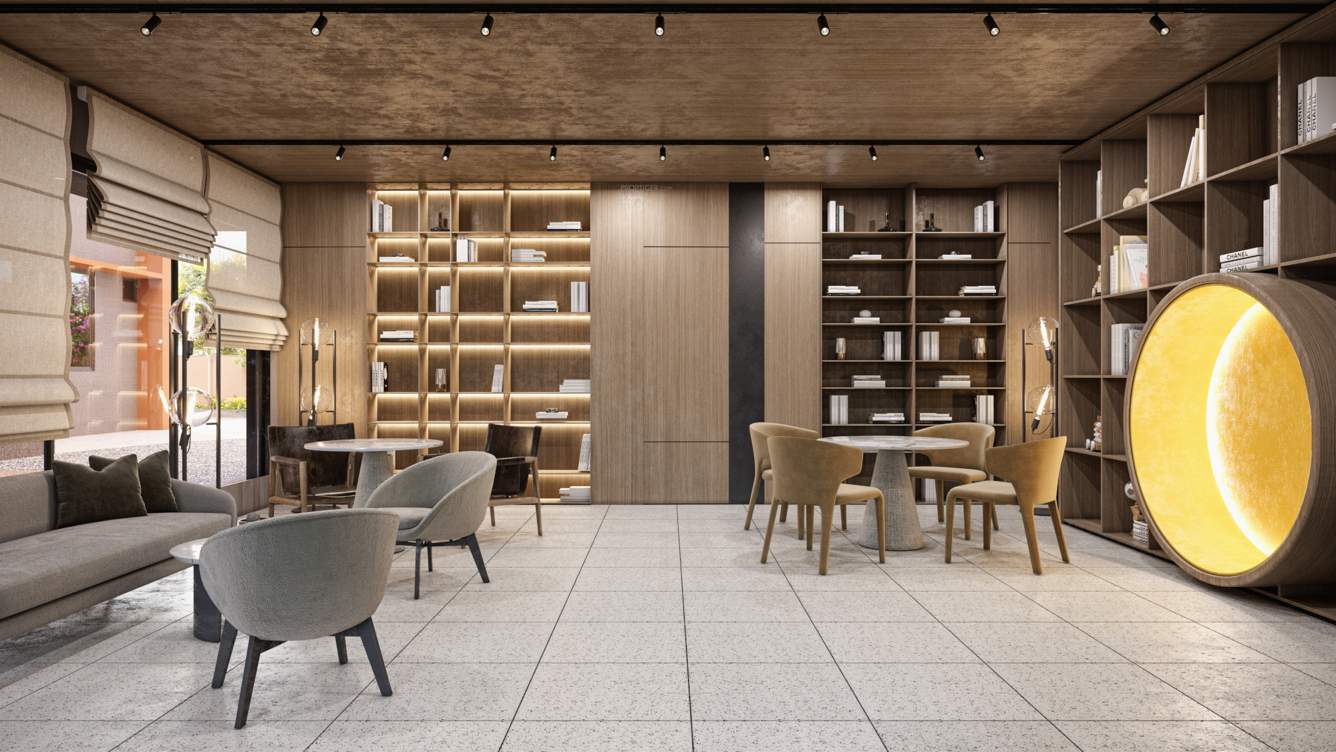  business landmark and lavish Library