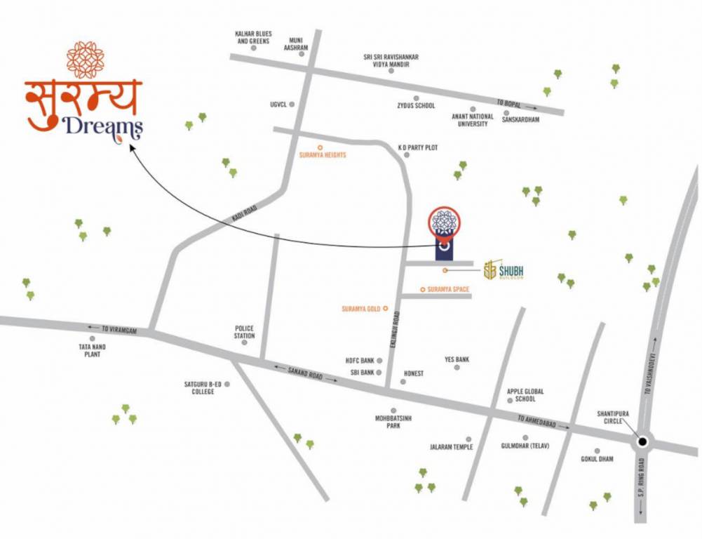  suramya dreams Location Plan