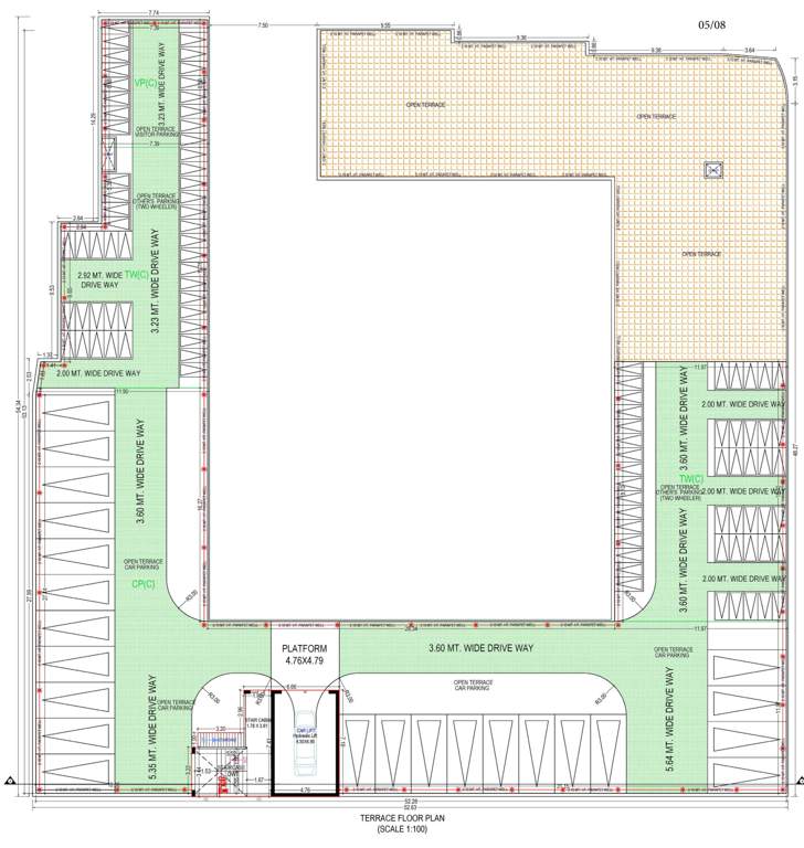  rudraksh business hub A Terrace Cluster Plan