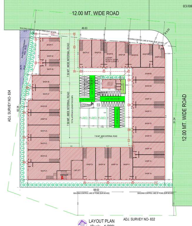  rudraksh business hub Layout Plan