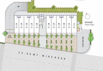  abode- Commercial Cluster Plan For Ground Floor