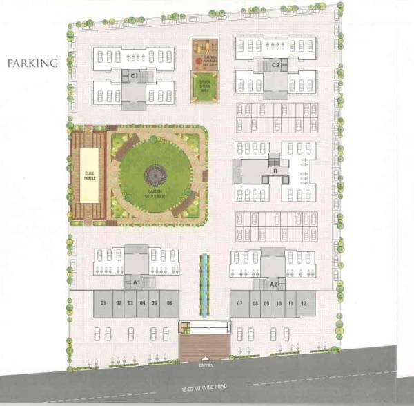  hieghts A1 + A2 Parking Cluster Plan