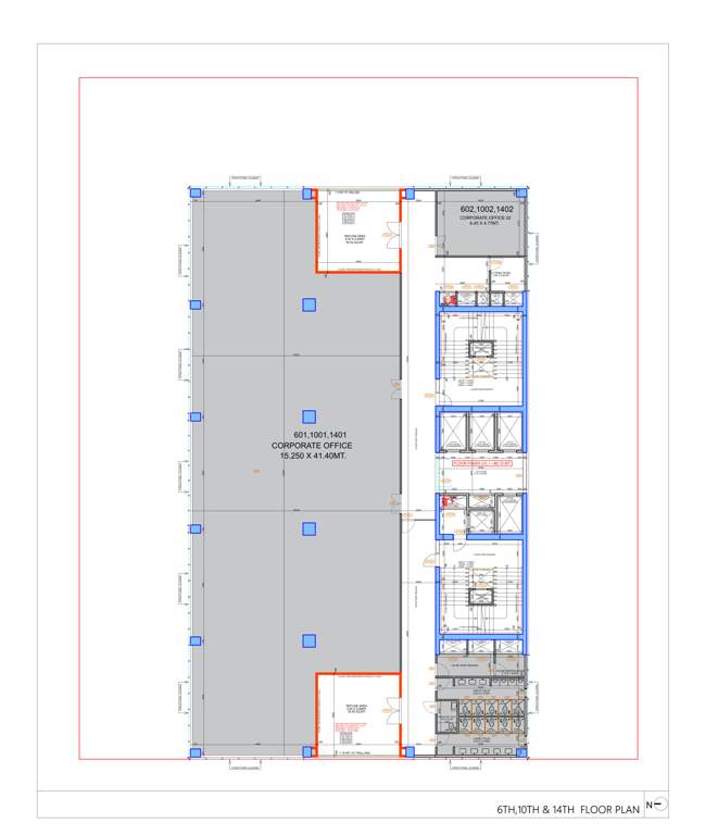  one 1 Cluster Plan For 6th, 10th And 14th Floor 
