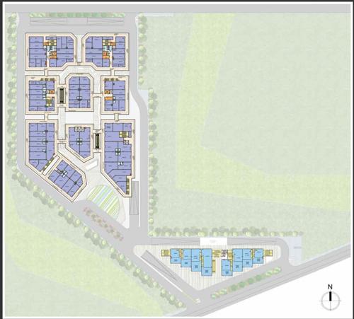  92-market-place Tower 1 And 2 Cluster Plan for 1st Floor