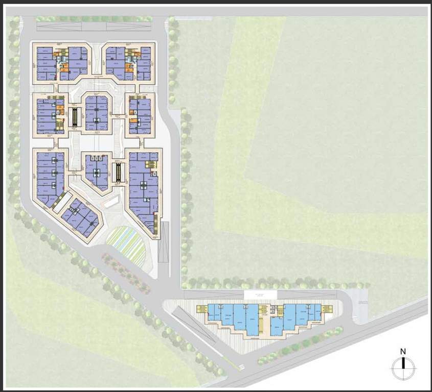  92 market place Tower 1 And 2 Cluster Plan for 2nd Floor