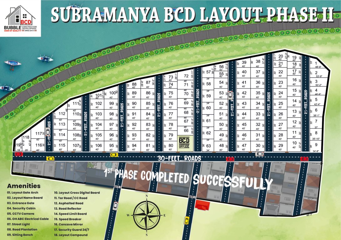  subramanya bcd layout phase 2 Layout Plan