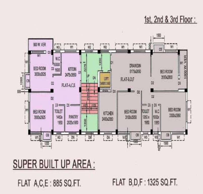  sree krishna apartment Sree Krishna Apartment Cluster Plan