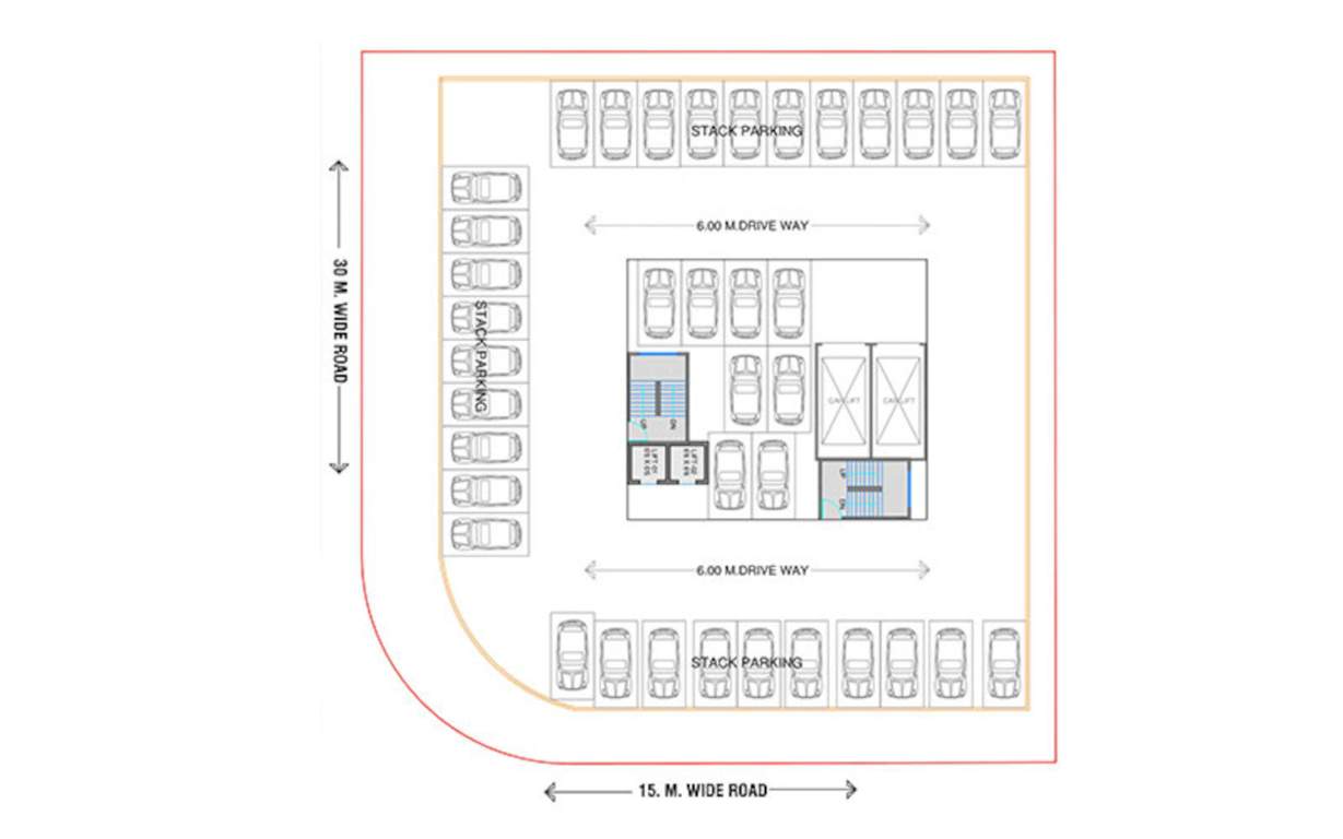  anuparva cooperative housing society limited Anuparva Cooperative Housing Society Limited Cluster Plan for Basement Floor