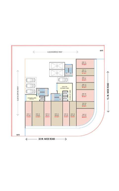  anuparva cooperative housing society limited Anuparva Cooperative Housing Society Limited Cluster Plan for ground Floor