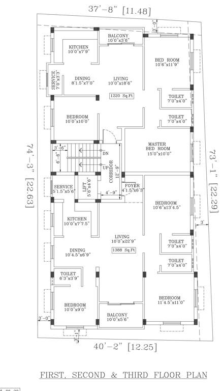  golden avenue Golden Avenue Cluster Plan from 1st to 3rd Floor