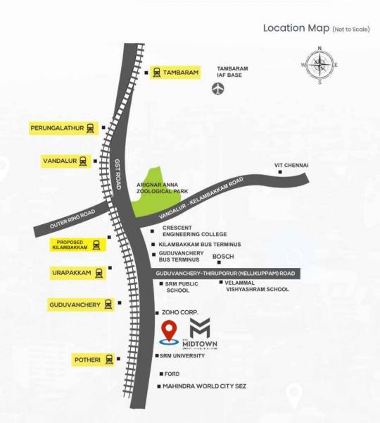  midtown Location Plan