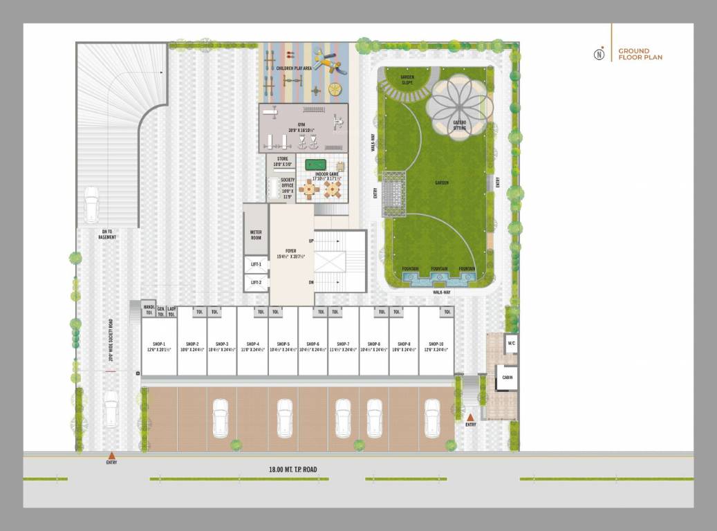  vivanta 36 A Cluster Plan for ground Floor