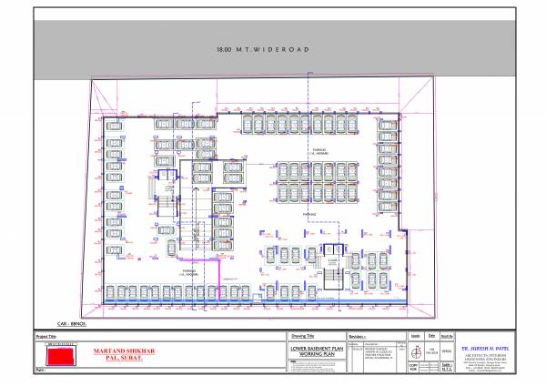  shikhar Block A And B Cluster Plan for Lower Basement Floor