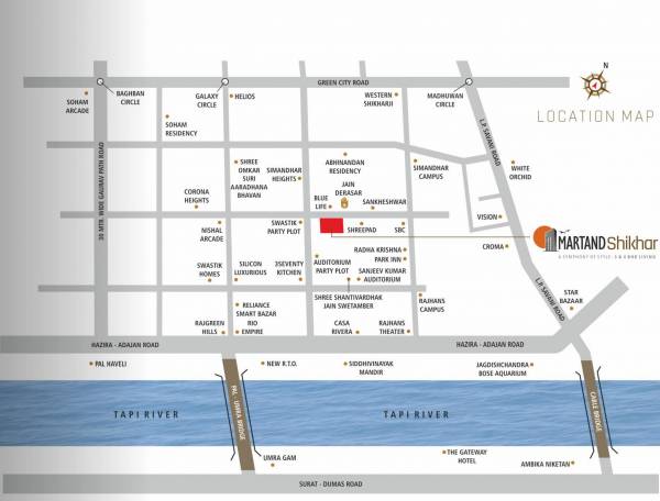  shikhar Location Plan