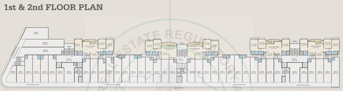  arcade A, B, C Cluster Plan For 1st Floor