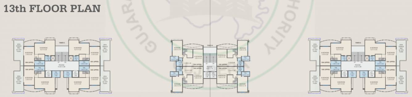  arcade A, B, C Cluster Plan For 3rd Floor