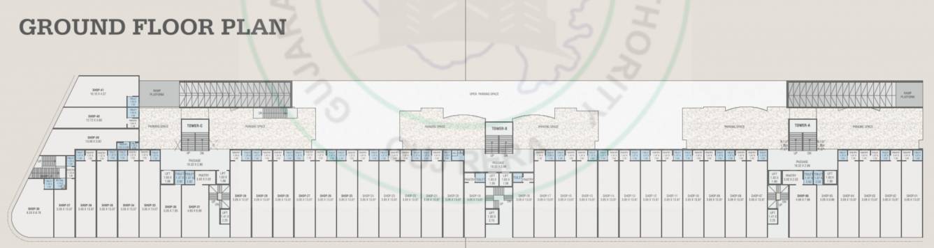  arcade A, B, C Ground Cluster Plan