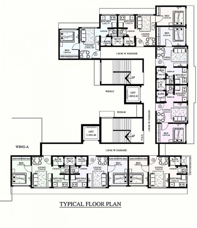  swayam niketan B Wing Cluster Plan