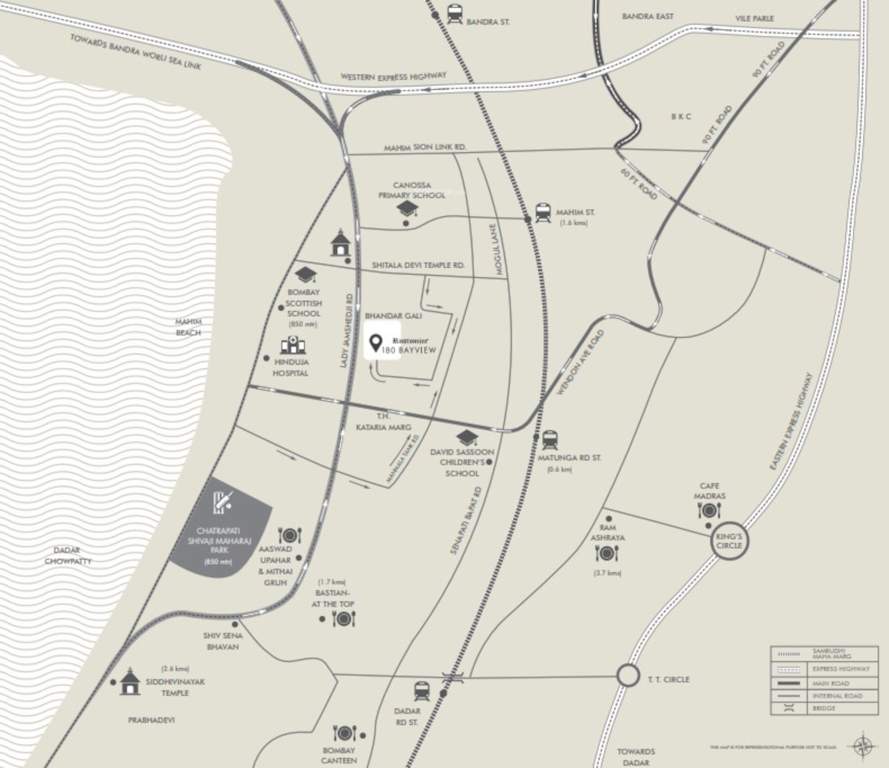  180 bayview matunga Location Plan