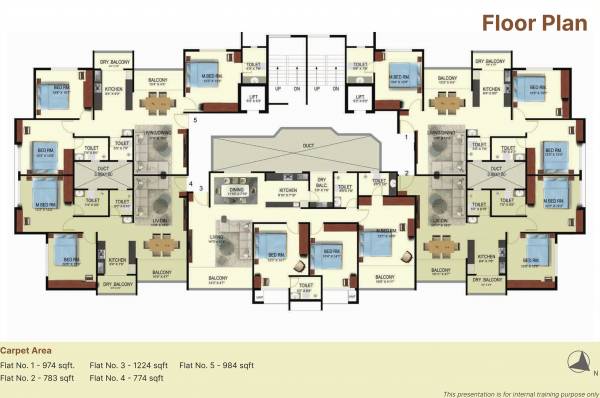  serenora-wing-a Wing A Cluster Plan for Typical Floor