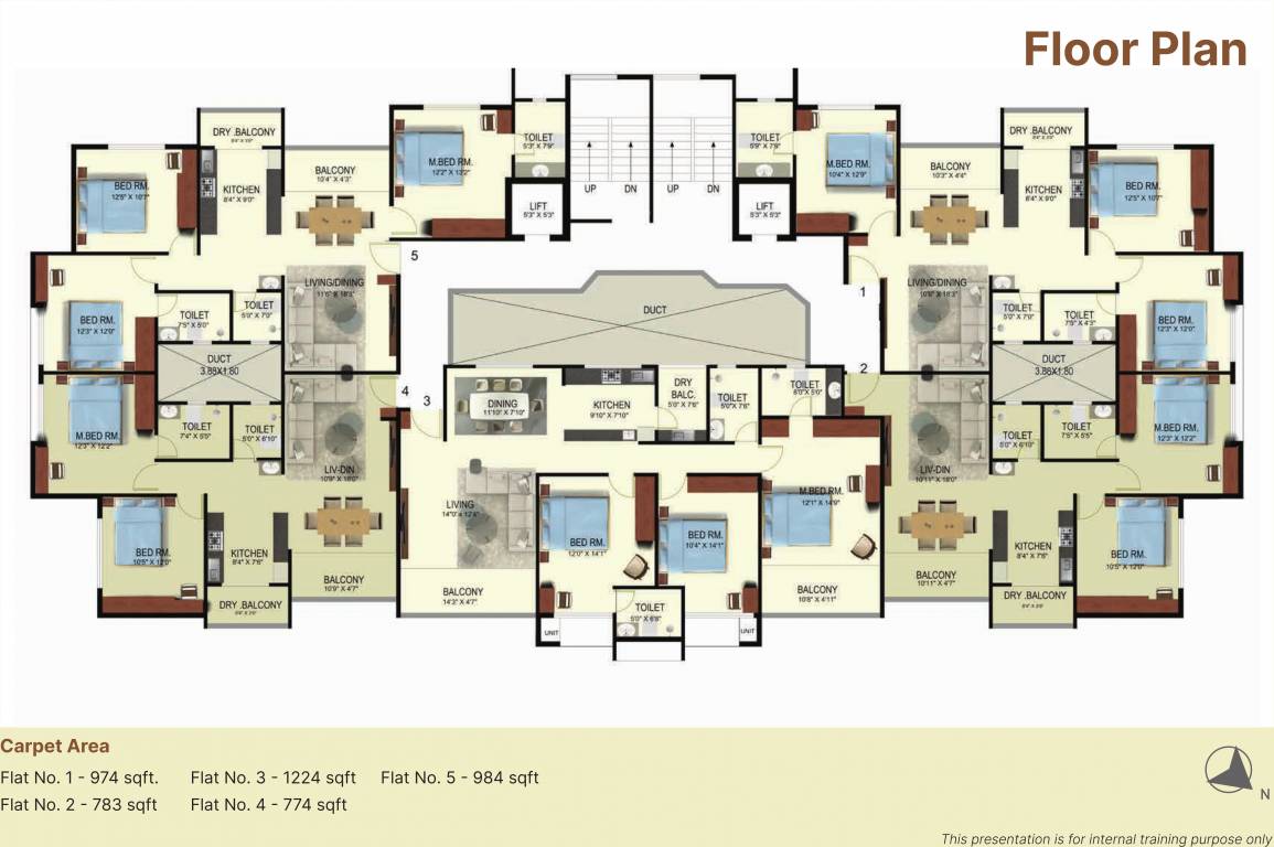  serenora wing a Wing A Cluster Plan for Typical Floor
