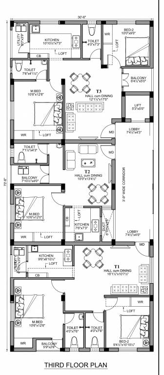  royal tech Royal Tech Cluster Plan for 3rd Floor