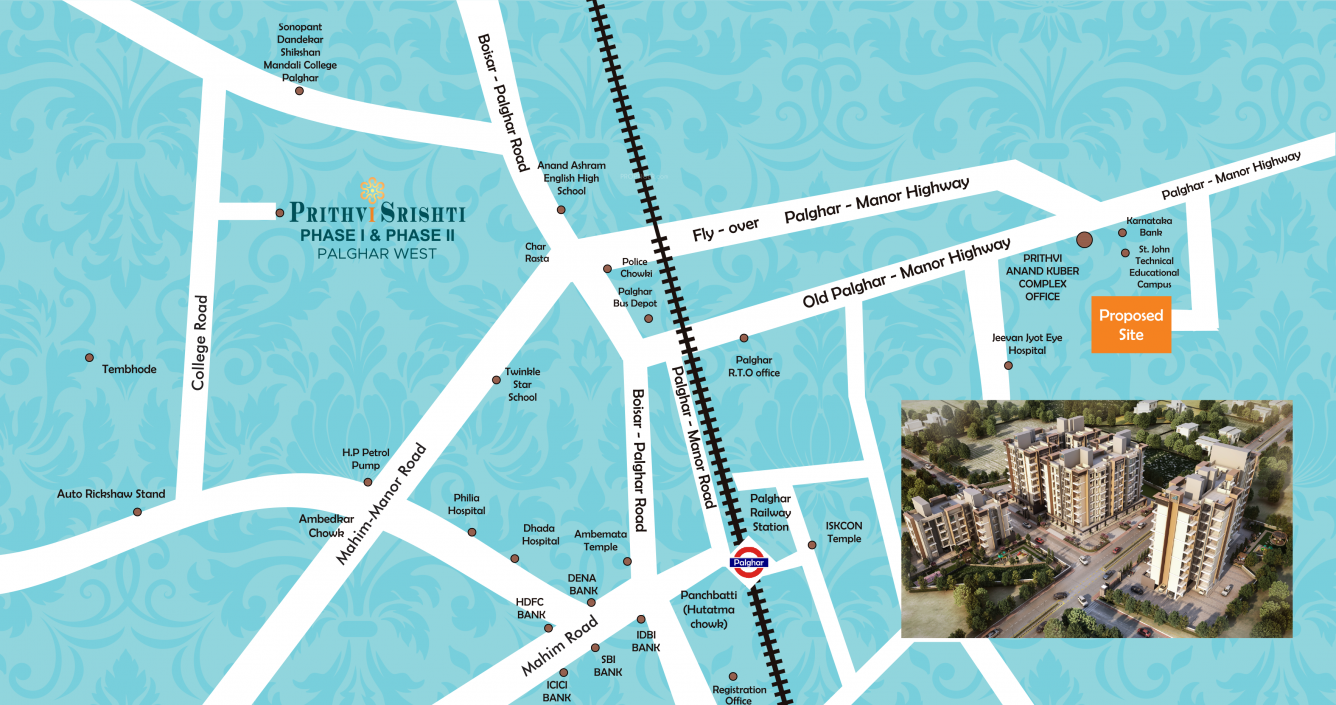  prithvi anand kuber complex Location Plan