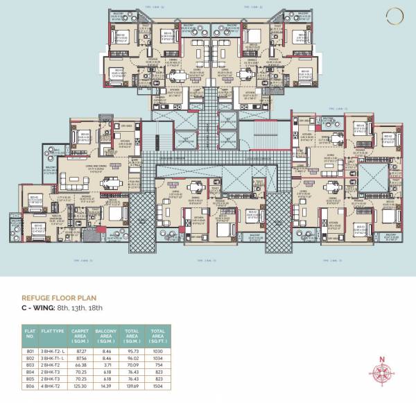 24-degree Wing AC Cluster Plan