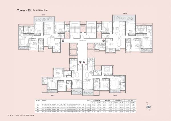  satori-mahalunge Tower A Cluster Plan