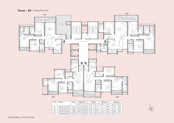  satori-mahalunge Tower A Cluster Plan