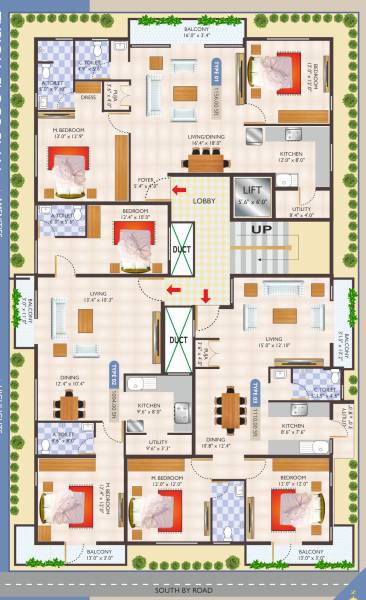  sayonee Chithaary Sayonee Cluster Plan from 1st to 4th Floor