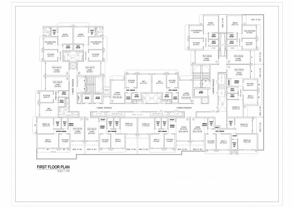  classic Classic Cluster Plan for 1st Floor